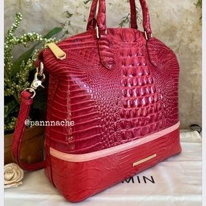 🌺🌸RIBBON SABRA🌸🌺LARGE DUXBURY BRAHMIN DOME SATCHEL